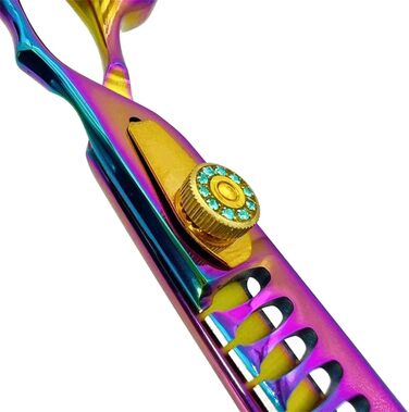 Професійна фен-ножиці для собак, 21 см: розріджуючі та фінішні ножиці для грумінгу тварин