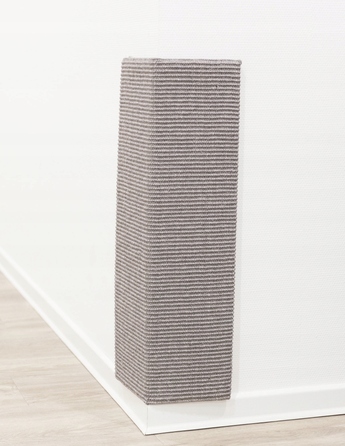 Настінна кутова дряпачка для котів Trixie XXL, сизалева, сіра, 75 см