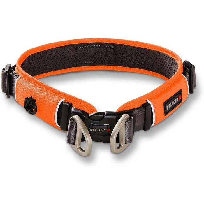 Нашийник для собак Wolters Active Pro Comfort, розмір 40-45 см, червоно-оранжевий/антрацитовий
