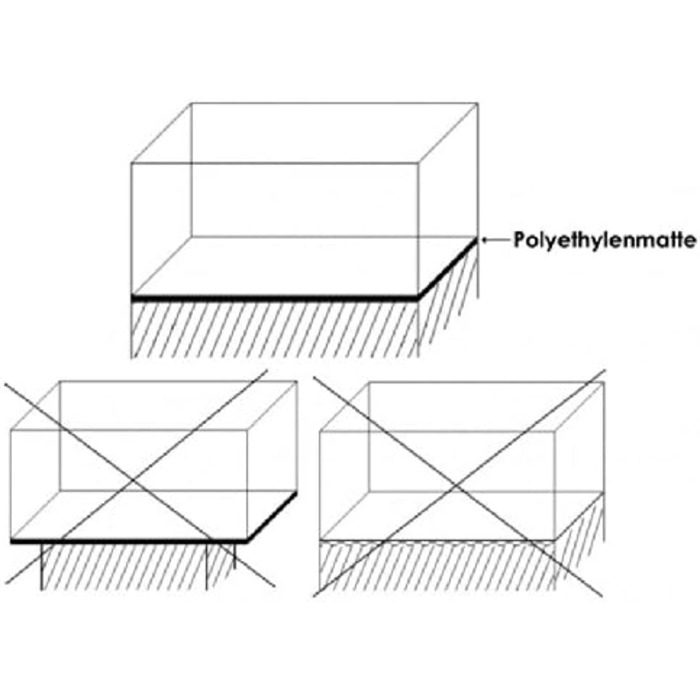 Акваріум прямокутний AptiGlass 150x50x50 см 375 л, скло, для риб, якісний, Robizoo