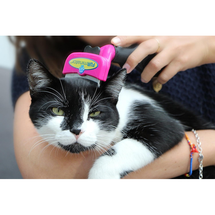 FURminator FURflex, щітка для грумінгу великих котів, інструмент для видалення підшерстя, розмір L без іграшки для видалення шерсті
