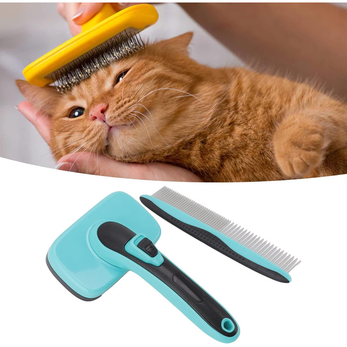 Професійна щітка для видалення шерсті собак та котів - видалення шерсті, безпечна та ефективна