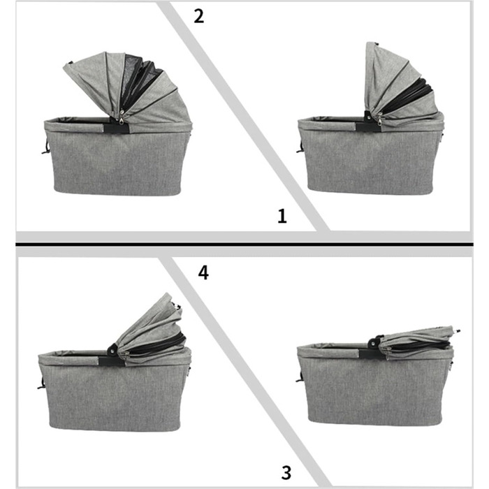 Сумка-переноска для собак та котів на велосипед, складна, задня, велика