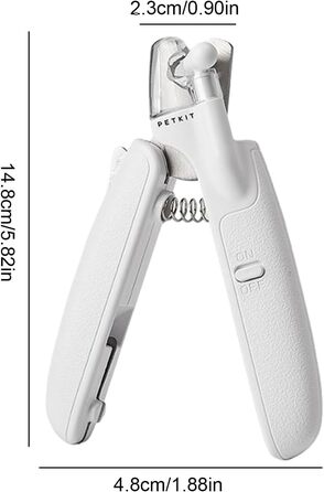 Кусачки для собак з підсвічуванням | Кусачки для тварин з LED | Точний триммер для цуценят - для собак, котів, дому, на вулицю, у подорожі, до ветеринара