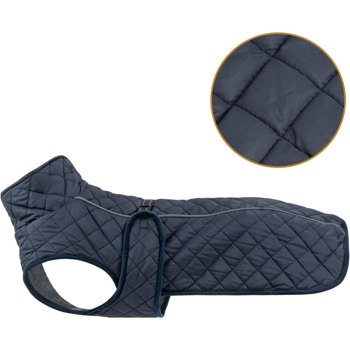 Зимовий теплий одяг для собак - Вітростійка жилетка-світловідбивач для собак, теплий зимовий одяг для собак | Для активного відпочинку: походи, пікніки, кемпінг, катання на лижах, прогулянки містом (Темно-синій)