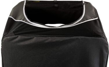 Транспортна переноска для собак та котів, 91x64x64 см. Чорна переноска-будка для тварин, ідеальна для подорожей та перевезень