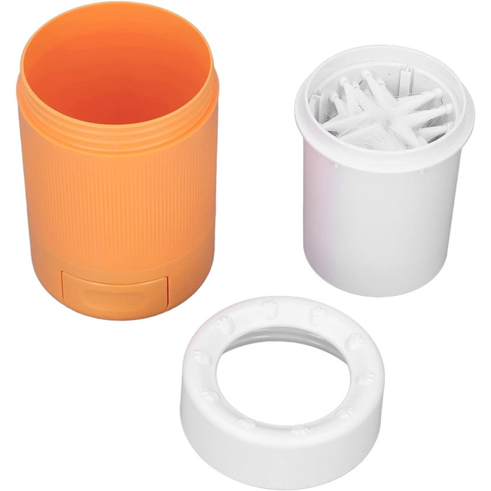 Очищувач лап для собак MENDUNER: для маленьких, середніх та великих порід (сірий, помаранчевий)