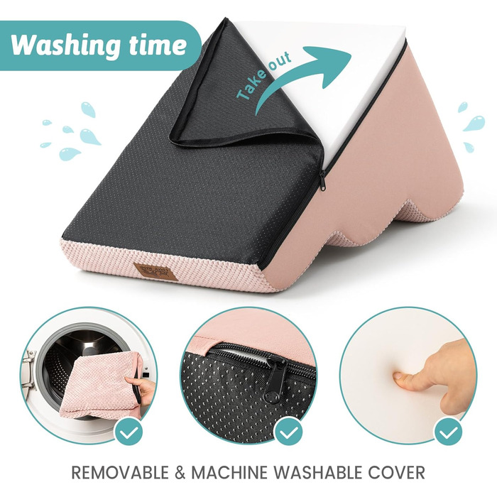 Сходинки для собак маленьких порід 50 см, зручні для ліжка, з високощільним губчастим наповнювачем, антиковзким покриттям та знімним чохлом, 40x72x50 см, 4 сходинки (рожевий, 3 сходинки (40x57x40 см))