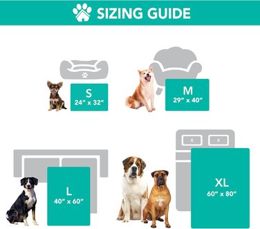 Водонепроникний килимок для собак PetAmi, захисний від протікання, для малих, середніх та великих собак, двосторонній, під меблі, ліжко, диван, софу, чохол, м'який, в смужку, килимок для домашніх тварин, 152,4 x X-Large (60x80), сірий/світло-сірий