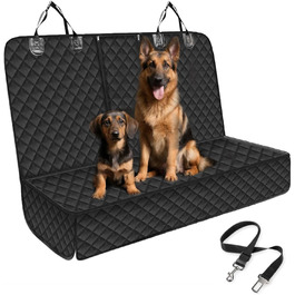 Накладка на сидіння авто для собак, 135x120 см, водонепроникна, з кріпленням, універсальна