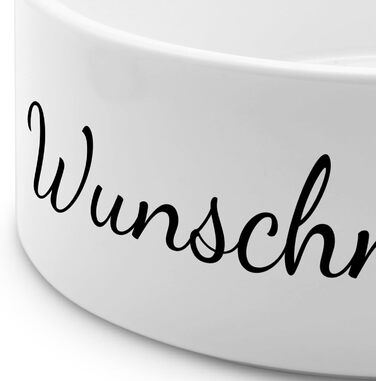 Персоналізована миска для корму з ім'ям/текстом - PrintPlanet® для котів та маленьких собак, 500 мл, дизайн 03