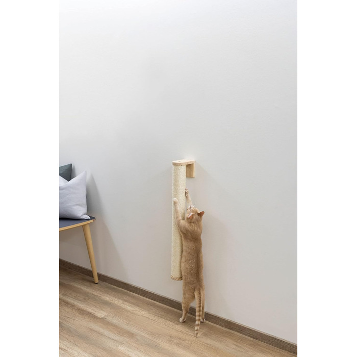 Кігтеточка-стійка для котів Kerbl 77 см, діаметр 8,5 см