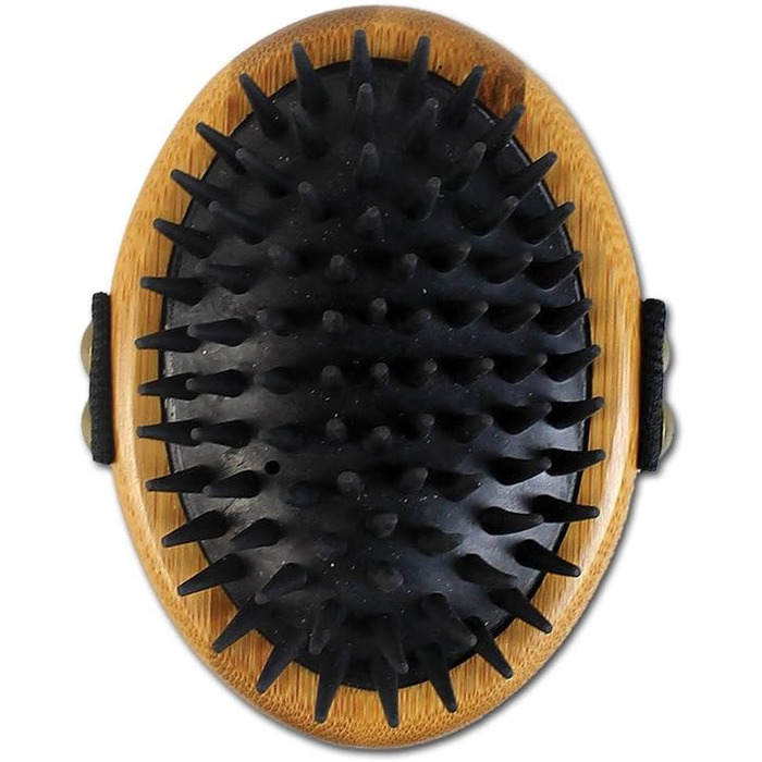 Щітка для грумінгу тварин BAMBOO GROOM Palm Brush - для короткого та довгого волосся, з щетиною дикого кабана, для собак та котів
