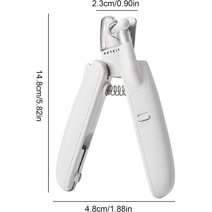 Кусачки для собак з підсвічуванням | Кусачки для тварин з LED | Точний триммер для цуценят - для собак, котів, дому, на вулицю, у подорожі, до ветеринара