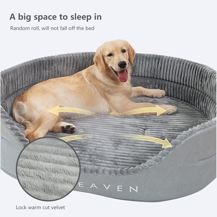 Ортопедичне ліжко для собак PETCUTE середнього розміру, миється, подушка для собак, котячі ліжка, кошик для собак з неслизьким дном, заспокійливе ліжко для домашніх тварин, блакитний+сірий