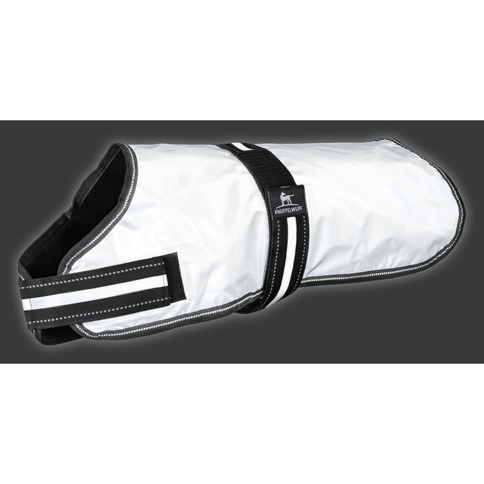Водонепроникний та вітронепроникний теплий накид для собак Knuffelwuff, 70 см, з клямками та отвором для шлейки