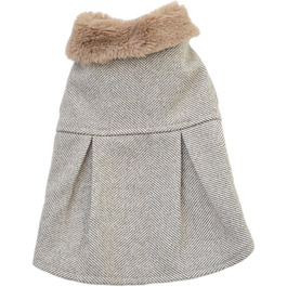 Тепла бавовняна жилетка для маленьких собак. М'який одяг для цуценят, халат для домашніх тварин на осінь та зиму. Комфортний костюм для вигулу на вулиці. Розмір до 5 кг.