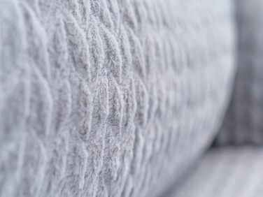 TrendPet VitaBed Style - ортопедичне ліжко для собак, штучна шкіра, плюшеве (100x90 см, сірий)