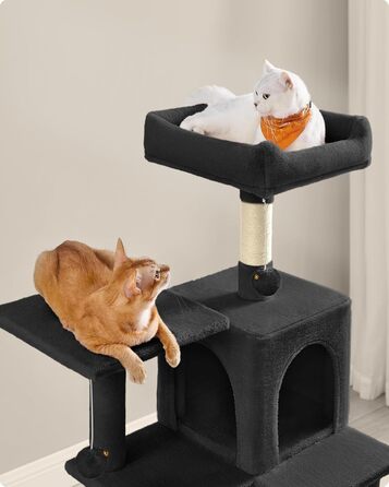 Комплекс для котів Feandrea 101: низька дряпачка, лежанка та стовпчик для точіння (160 см)