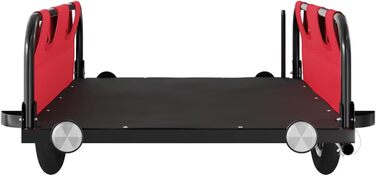 Причіп для велосипеда ARKEM, червоний, оксфордська тканина, з кулачковим з'єднанням, для собак та перевезення вантажів