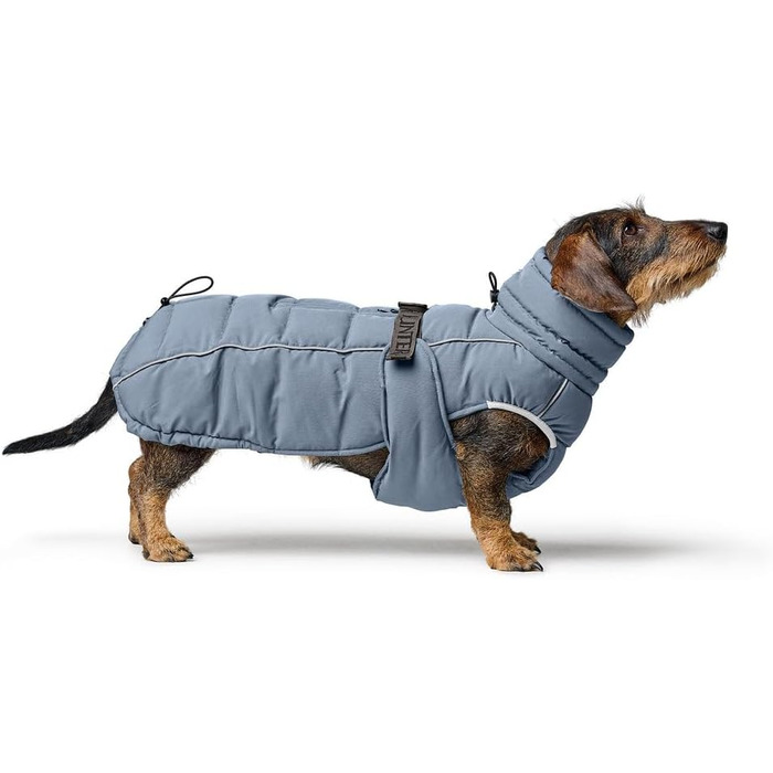 Теплий водовідштовхуючий теплий одяг для собак HUNTER Paxson для такс, колір карамель, розмір 40, з відбиваючими елементами