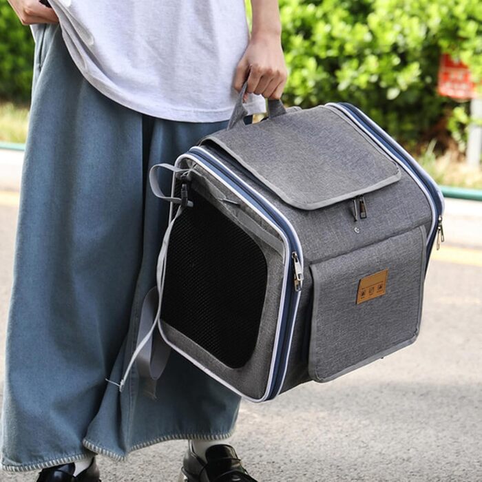 Рюкзак-переноска для собак та котів, дихаючий, портативний - ідеальний для прогулянок, подорожей та активного відпочинку