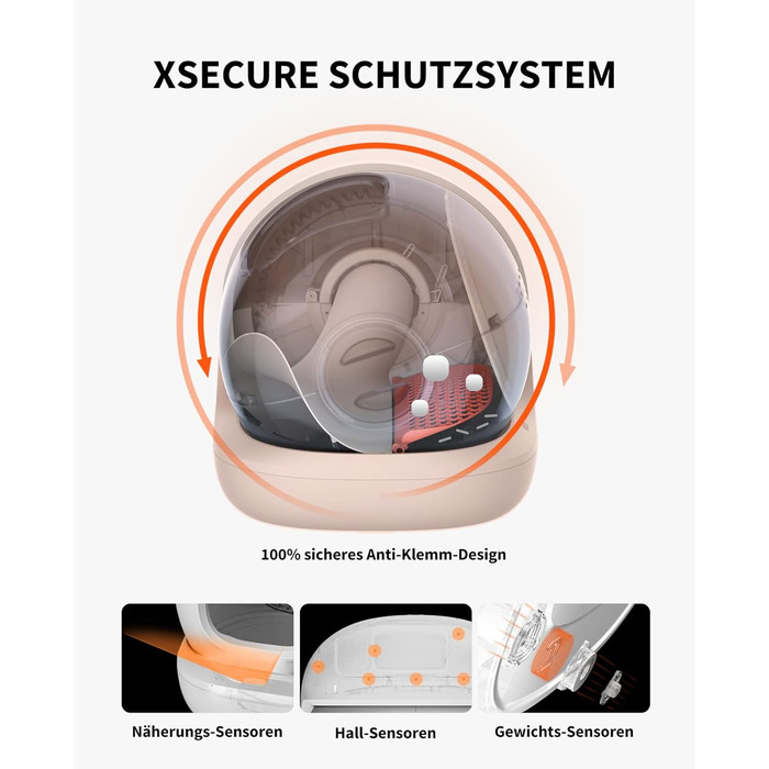 PETKIT Pura Max самоочищуюча лоток для котів, автоматичний лоток, з керуванням через додаток, великий об'єм 76л, для кількох котів, без розчину для очищення