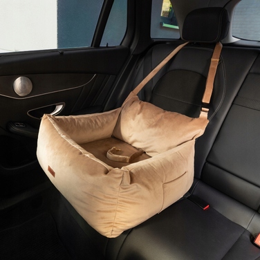 Автомобільний переноска-переноска для собак HUGGY DOGGY L — для бульдогів, такс та малих порід
