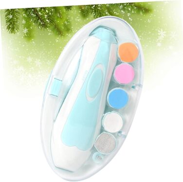 Електричний триммер для нігтів Milisten для котів та собак з LED-підсвіткою, тихий мотор, безпечна догляд, блакитний колір