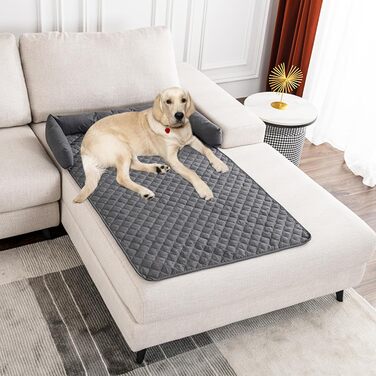 Ортопедичне ліжко для собак великих порід, водонепроникне, миється, 75x75 см
