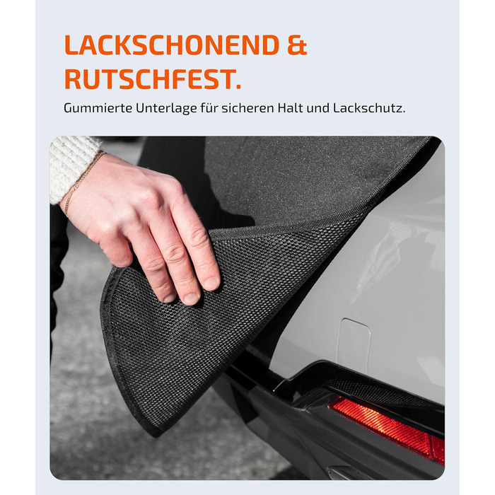 Захист вантажного відсіку LIONSTRONG® – універсальний килимок для багажника авто [з м'якою підкладкою та водонепроникним покриттям] – захист від бруду, подряпин та вологи (100x100 см)