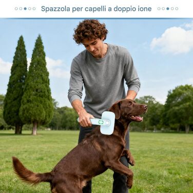 Щітка для собак, самоочисна, для вичісування підшерстка, масажна, для цуценят та кошенят, підходить для довгої та короткої шерсті