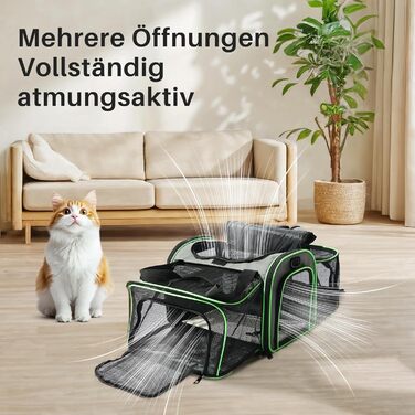 Транспортна переноска для котів та маленьких собак Gardner Pet, складна, з колесами, M (Basic)