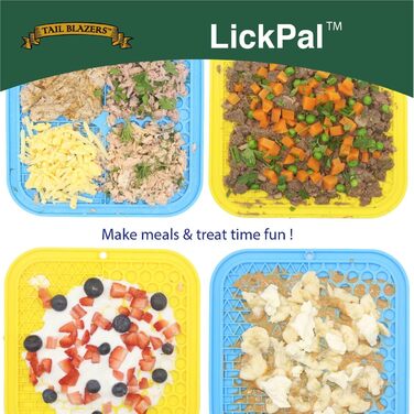 Килимок для собак Lickpal 5-в-1: проти нудьги, з присосками, шпателем та щіткою, рецепти, для ласощів