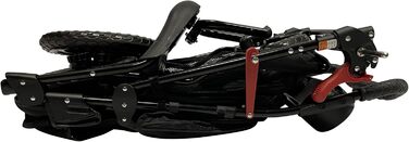 Petique Chinook Schwarz: розкішний візок для собак | Колеса 30 см, EVA, світловідбивачі | До 23 кг