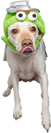 Костюм для собак Pet Krewe Oscar The Grouch, X-Large, для маленьких, середніх, великих та екстра-великих собак, ідеально для Хелловіну, Різдва, вечірок, фотосесій, подарунок для любителів собак, срібний