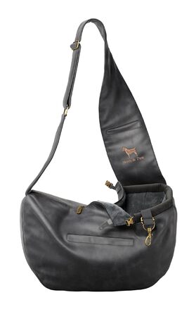 Трансформер для собак Noah & Paw: переноска для маленьких собак до 10 кг з регульованим плечовим ременем та м'яким хутром, 3 системи безпеки, веганська шкіра