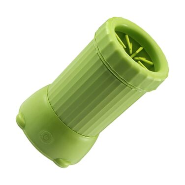 Автоматичний мийник лап для собак - USB, для дому та прогулянок, середніх та великих порід, зелений