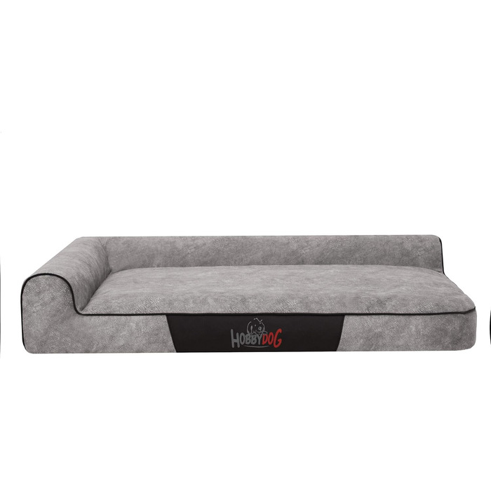 Килимок для собак та котів, лежанка для тварин, лежанка для собак, килимок для собак, матрац для собак, лежанка-софа (XL, 100 x 66 см, сірий)