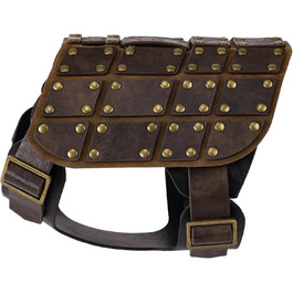 Костюм для собак у середньовічному стилі EpicCos, без повідка, жилет з декоративної шкіри, 3 розміри, одяг для косплею, розмір XL