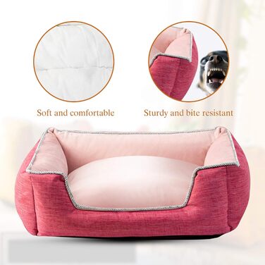 Ортопедичне ліжко для собак та котів PETCUTE, зелене, 50х40х17 см