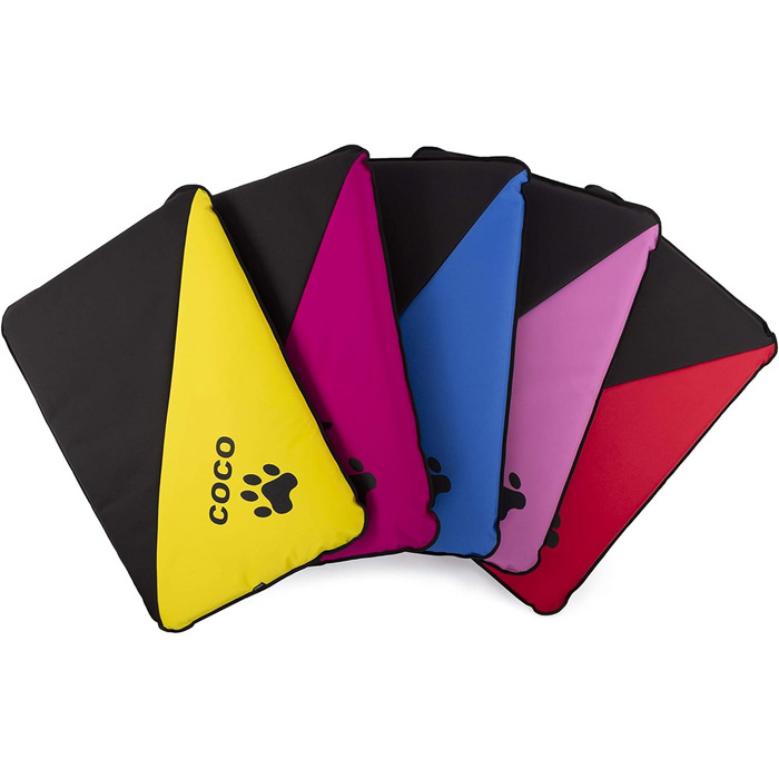 Водонепроникна лежанка для собак, миється, велика, маленька, середня, для дому та вулиці, рожева (105 x 75 x 6 см)