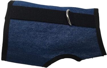 Шлейка для котів Kitty Holster, розмір S/M, джинсова блакитна