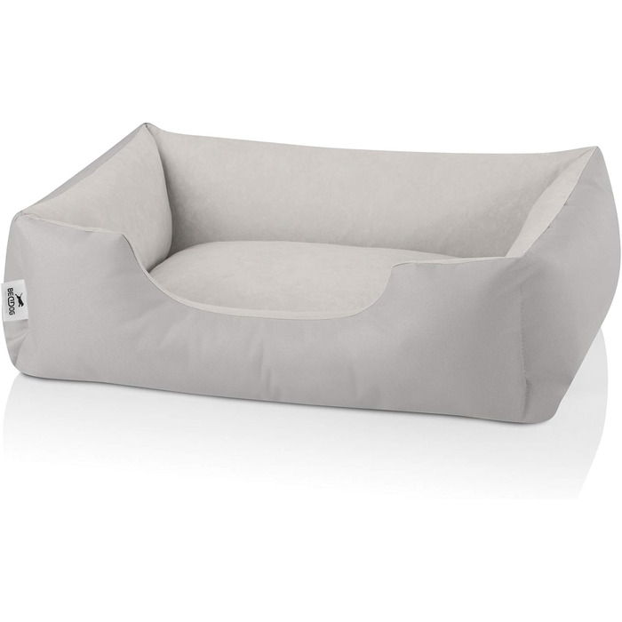 Ліжко для собак BedDog Zara, знімний і праний чохол, м'який лежак-диван для маленьких собак, розмір S