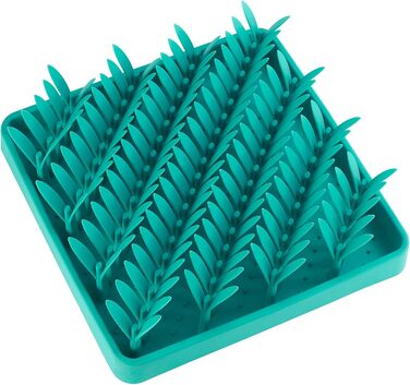 Силіконова килимок для собак PEGGY11, 28×28 см, Slow Feeder, антиковзаюча, легка у митті