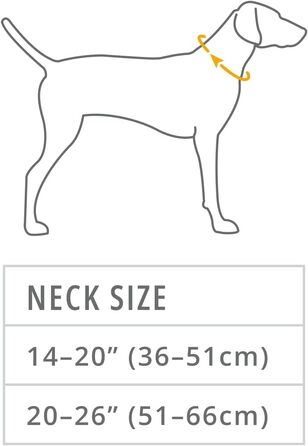 RUFFWEAR Knot-a-Collar – великий нашийник для собак з альпіністського шнура, регульований, міцний, для прогулянок, розмір L (51–66 см), моховий зелений