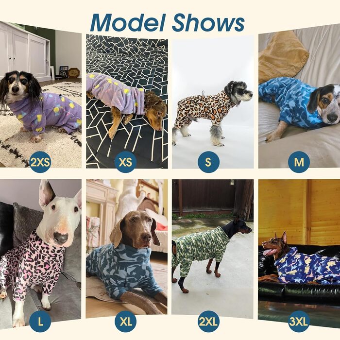 Флісова куртка для собак ROZKITCH, теплий пуловер, піжама, вітростійка, тепла, для холодної погоди, жилет з відбиваючим шнуром, комбінезон, одяг, комплект для великих собак, динозавр 4XL (довжина спини: 31.1'), блакитний динозавр