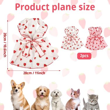 Сорочки для собак та котів, принт 