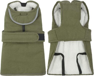 Зимовий теплий одяг для собак Kuoser: водонепроникний флісовий жилет з відбиваючими елементами, XS-3XL