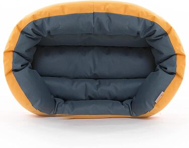 Килимок для собак та котів ESTEXO: м'яке ліжко-кошик з антиковзким покриттям, 65x50x20 см, бежевий